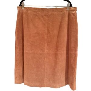 Terry Lewis Classic Luxury Skirt- 100% Suede Leather